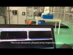 Ultrasone draaikolder met gefasiseerde array-detectie video