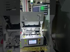 Drie-station online eddy-stroomonderzoek van spleenschachten