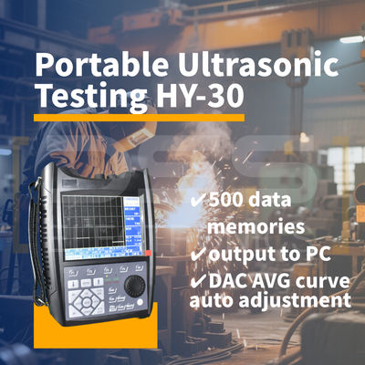 Draagbare apparatuur voor het testen van lassen met een ultrasone foutdetector HY-30